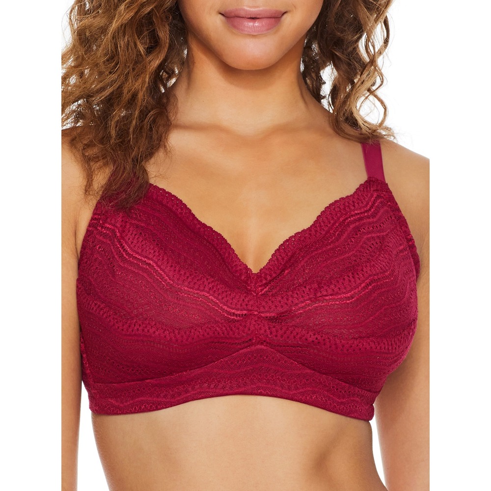 Cosabella Dolce Curvy Lace Bralette Deep Ruby Made in Italy Size L